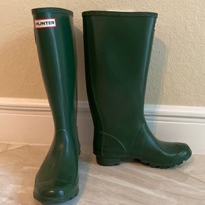 Hunter Green Hunter Boots 6M/7F